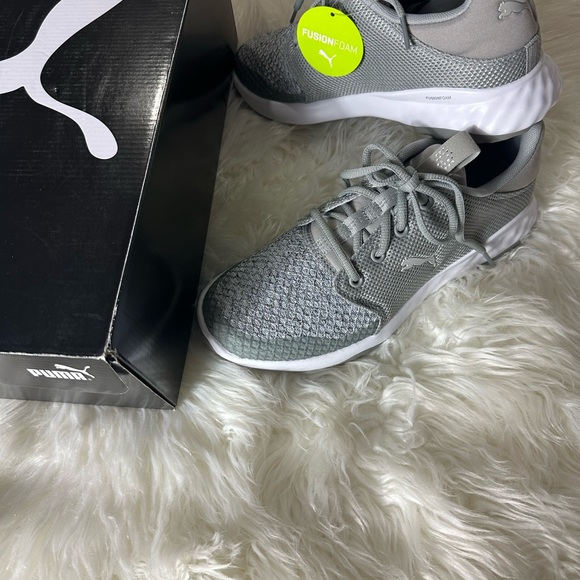 Puma Mens Size 8 Golf Shoes New Grip Fusion 191207-02Gray Spikeless Sneaker Nib - Picture 5 of 5